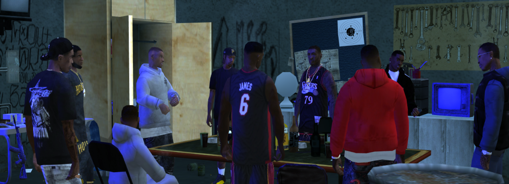 Skins personalizadas y modelos de personaje exclusivos de San Andreas Roleplay
