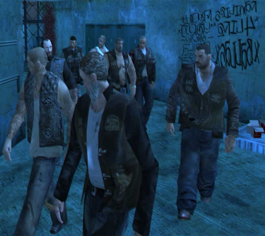 Miembros de una facción ilegal en plena operación en Los Santos