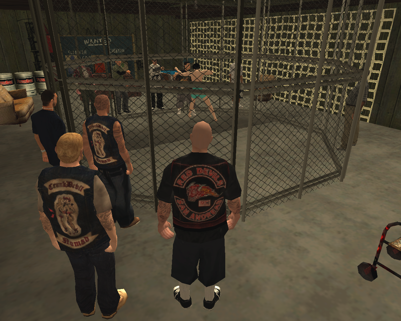 Enfrentamiento entre bandas criminales en las calles de San Andreas
