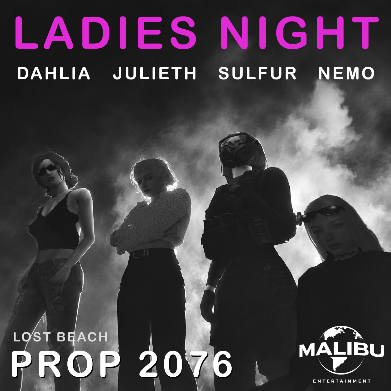 Evento: LADIES NIGHT: CONCIERTO DE MALIBÚ ENTERTAINMENT