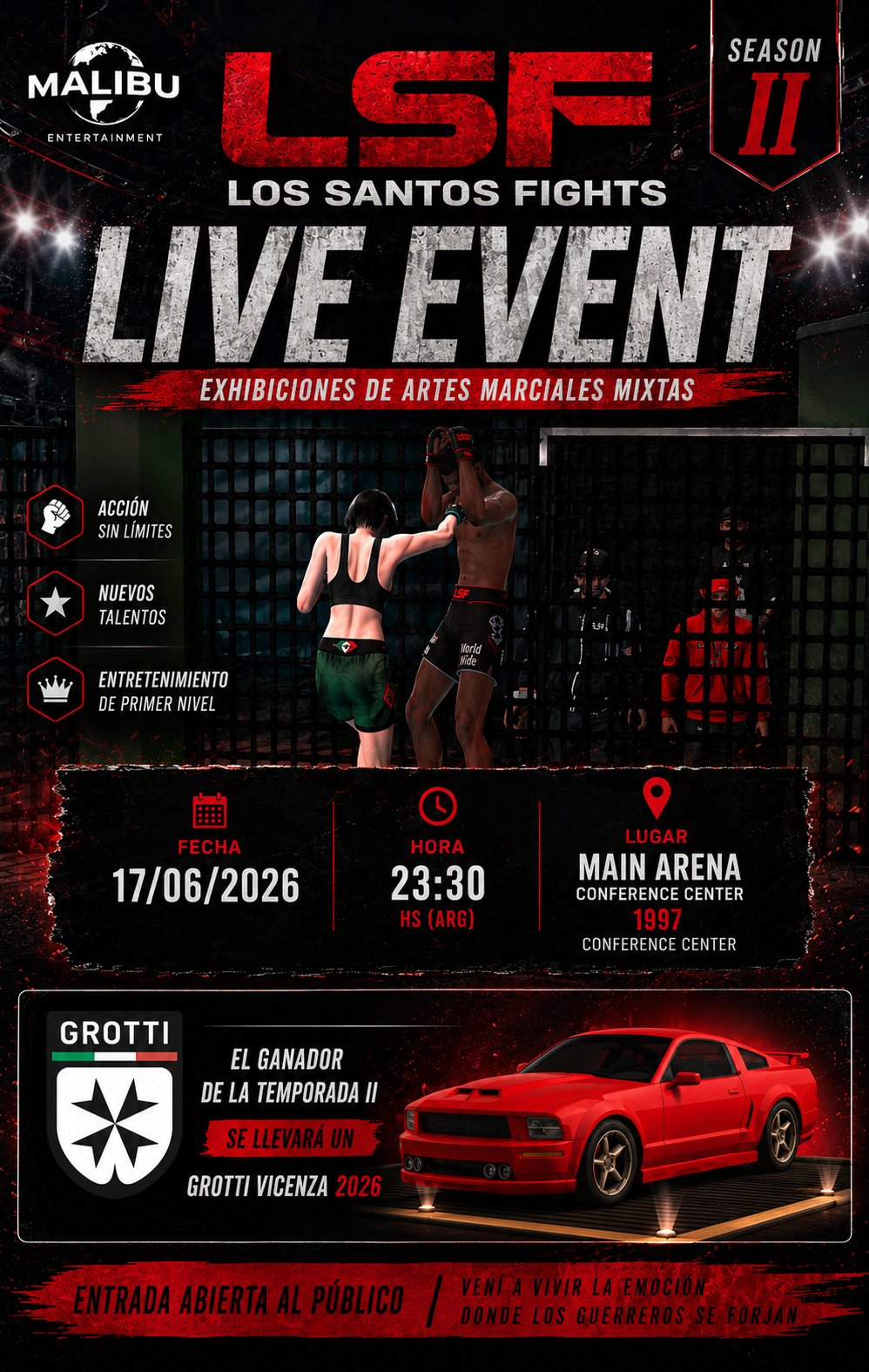 Evento: LOS SANTOS FIGHTS - LIVE EVENT | Main Arena 1997