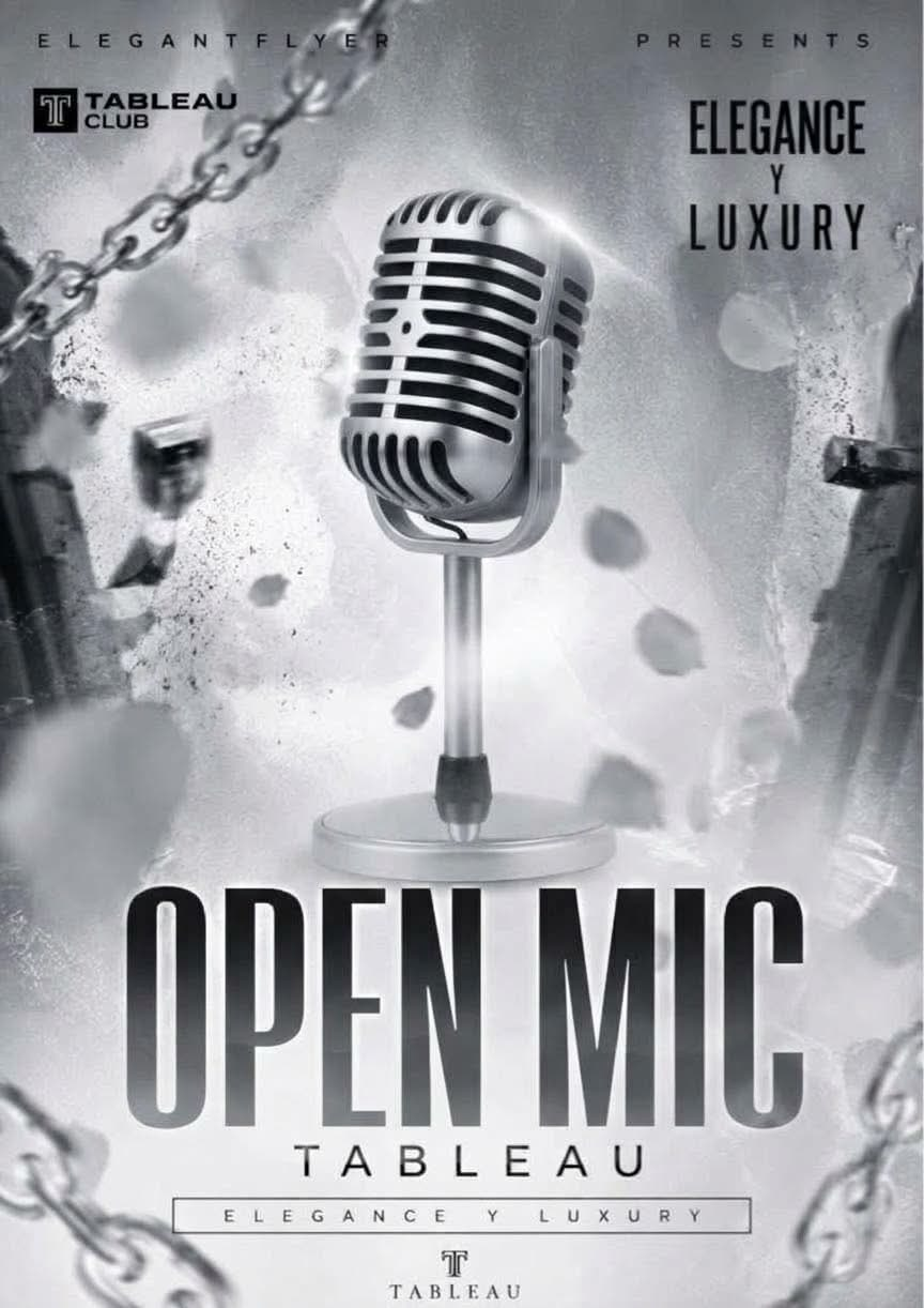 Evento: OPEN MIC - TABLEAU